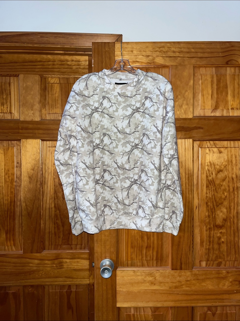 State of Mine Leaf-Print Crewneck Sweatshirt